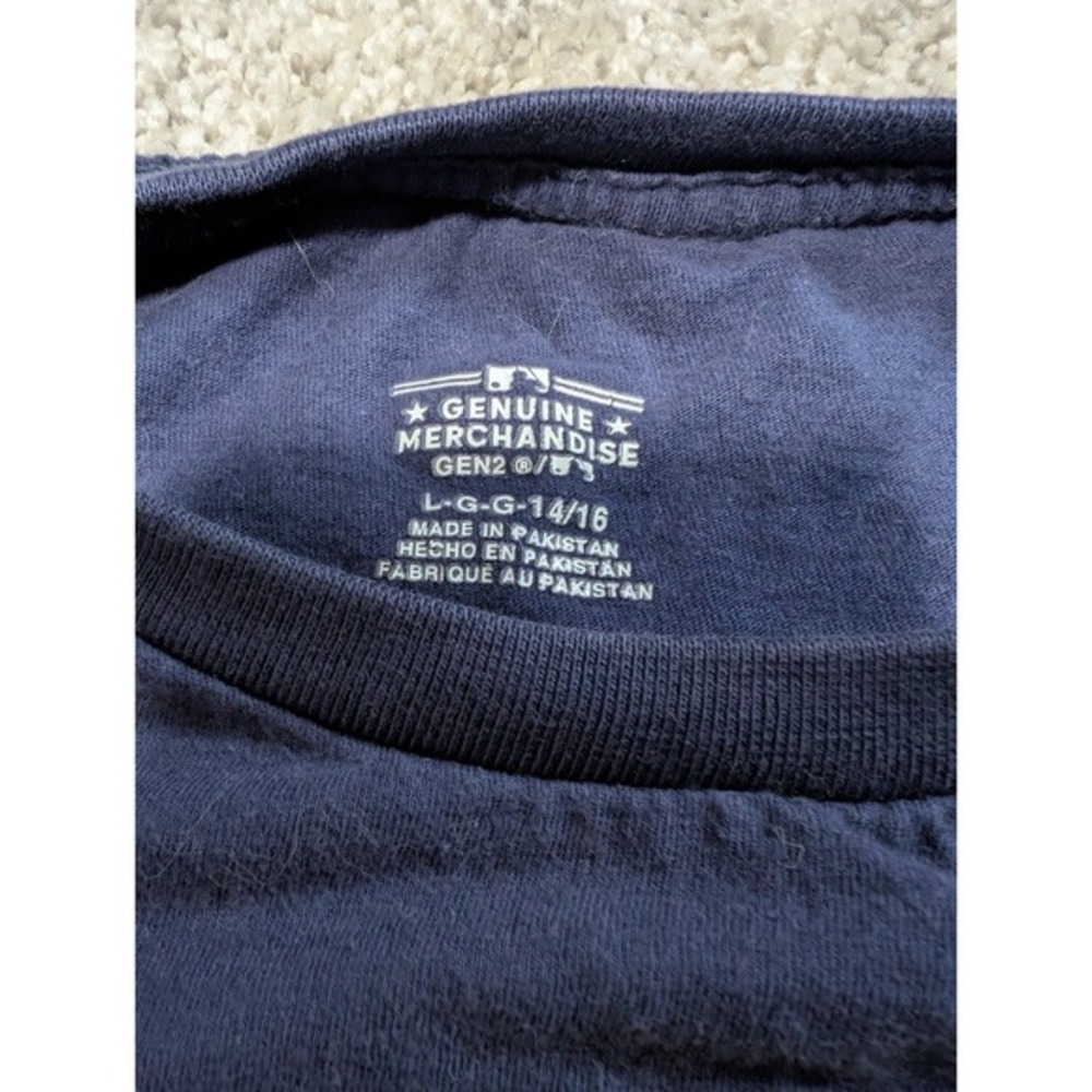 Milwaukee Brewers MLB Boy's Youth‎ Crew Neck T-Shirt Large 12/14 - Picture 3 of 6